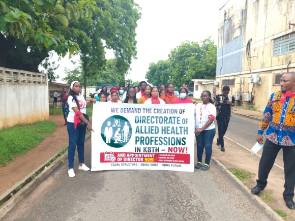MELPWU issues ultimatum over Korle Bu laboratory leadership dispute