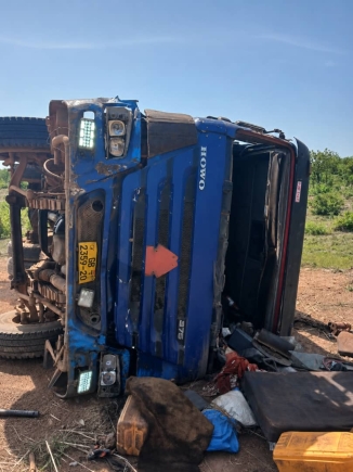 East Gonja: Tipper truck accident kills four, one critically injured at Kinkinlin near Makango