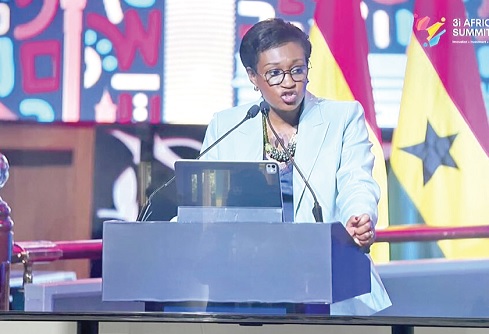 Nathalie Kouassi-Akon, Divisional Director for West Africa, International Finance Corporation,  addressing the forum