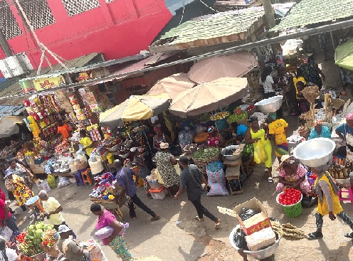 Madina market is always a busy place