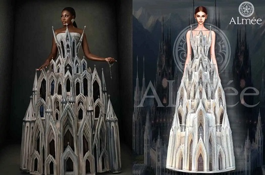 Fashion company fights Nana Akua Addo over AMVCA cathedral dress
