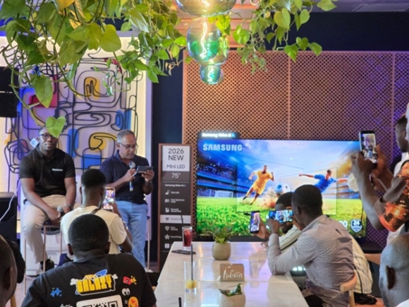 Samsung Ghana unveils 2026 Vision AI Mini LED TV with football mode