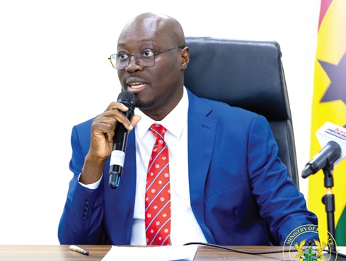 Dr Cassiel Ato Baah Forson —  Minister of Finance
