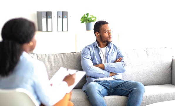 Men see talking about their problems in marriage as a sign of weakness