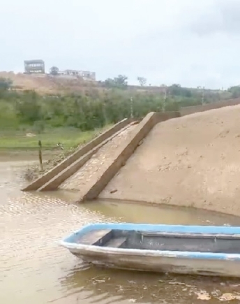 The water intake at the Kpeve Treatment Plant