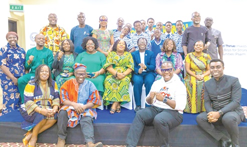 Some dignitaries and participants after the event