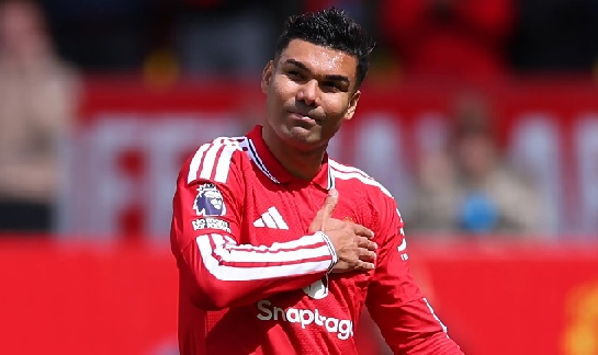 Casemiro will not be at Man United next season