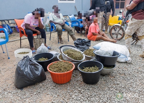 NACOC arrests suspects in anti-drug raids across Accra and Oti