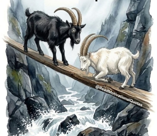 The bridge of two goats