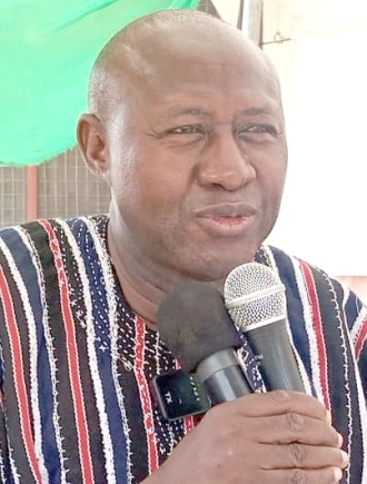 Dr Akisibadek Afoko (inset), Medical Director of Tamale Urology and Modern Surgical Centre, addressing the gathering 