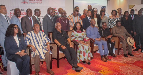 Dignitaries and other participants during the dialogue