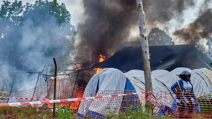 The unrest highlights the struggle authorities face as cases of the virus rise
