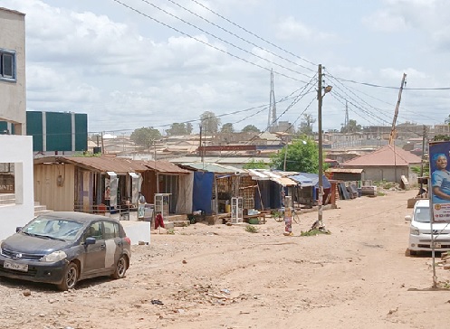 A session of Gomoa Budumburam where residents say rising rent and overcrowding is becoming major concern