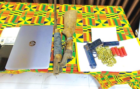 Exhibits retrieved from the suspects Exhibits retrieved from the suspects