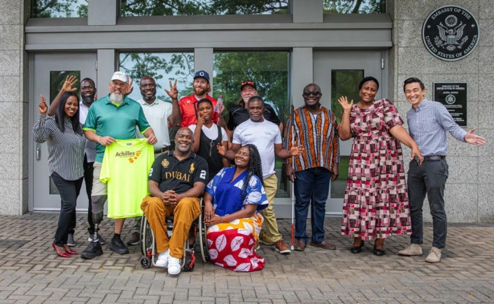 American wheelchair softball team inspires hope and inclusion during Ghana visit
