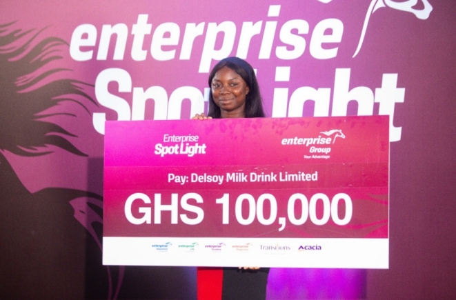 Bridget Eshun, Founder of Delsoy Milk Drink Limited – Winner, Enterprise Spotlight