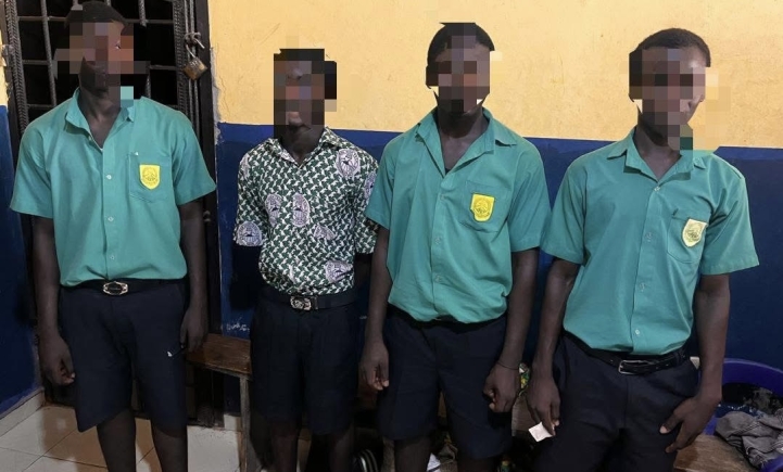 Four Ada SHS students in custody over viral campus cutlass threat video