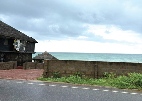 The beaches are gradually being concretised