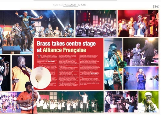 Brass takes centre stage at Alliance Française 	