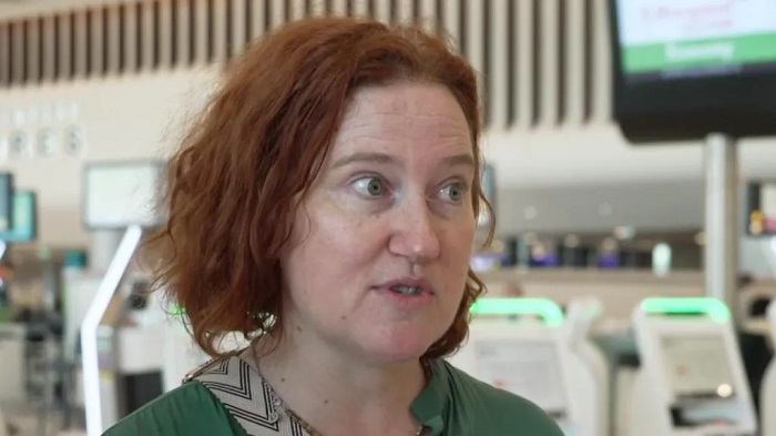 Kate White, from Médecins Sans Frontières, flew from Manchester Airport as part of an international relief effort