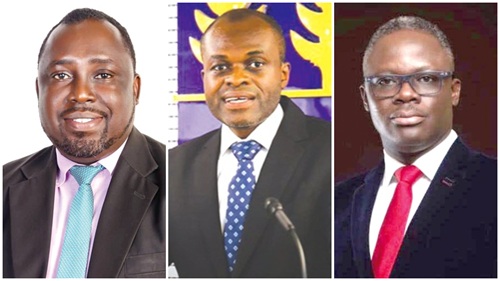 Albert Quashigah, Martin Kpebu, Samson Lardy Anyenini