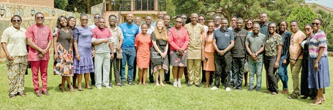 Speakers and participants after the training workshop