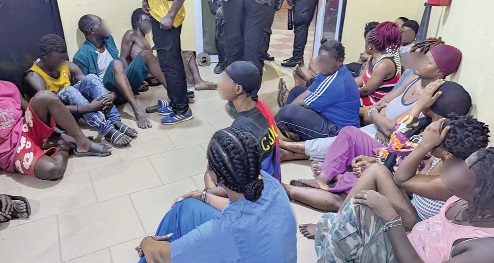 Some drug peddlers arrested during the operation