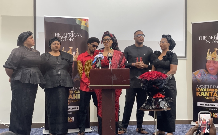 Sarah Adwoa Safo, who was introduced as head of the family at the event and daughter of the late apostle