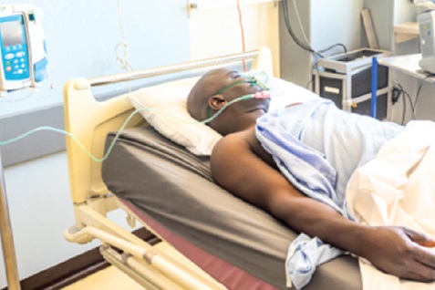 A bedbound sick patient