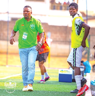 Coach Winfred Dormon has turned around Dreams FC's fortunes after a sluggish start