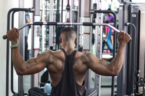 Work out at a gym