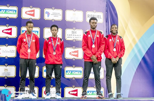 Golden Shutlers won four medals at the Africa U—19 championships