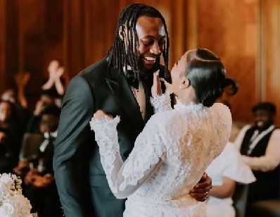 Antoine Semenyo ties the knot with influencer Jordeen Buckley
