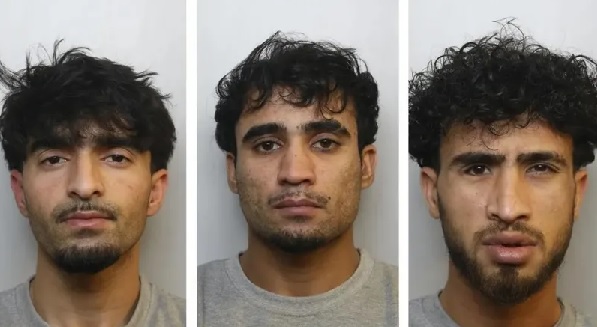 Awal Ahmadzai, Salman Habibkheil and Mehrab Safi fled the UK after committing a string of sexual offences against a 17-year-old girl