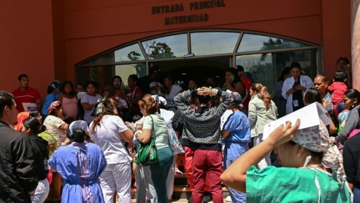 A maternity ward in Panama City was among the buildings evacuated during the tremors