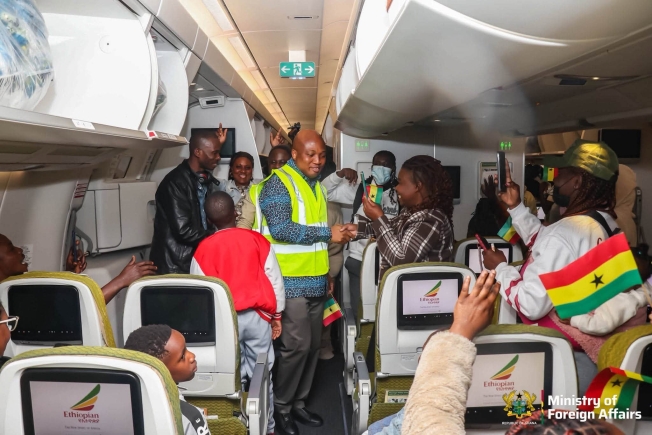 GH¢49.7million South Africa evacuation bill: Majority MPs defend spending and welcomes audit