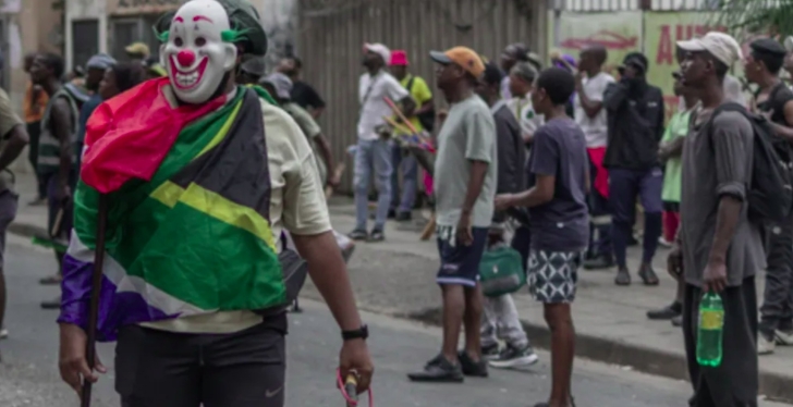 Anti-migrant protesters in South Africa demand that all undocumented foreign nationals leave the country