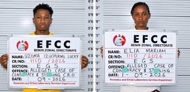 Nigeria: EFCC arraigns 19-year-old woman, boyfriend over alleged ₦35.9m theft