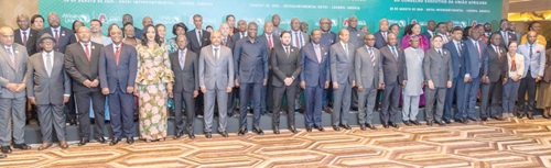 The delegates at the 26th Extraordinary Session of the Executive Council of the African Union in Luanda, Angola