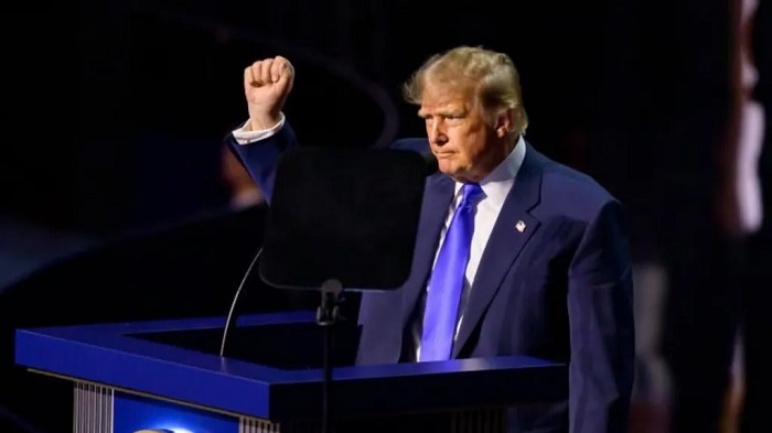 The crowd in Dallas cheered Trump who has promised similar payments in the past