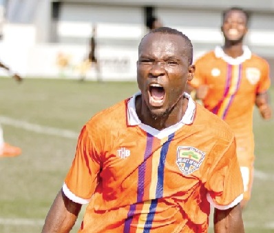 John Antwi -- Leads Hearts  of Oak's attack tomorrow