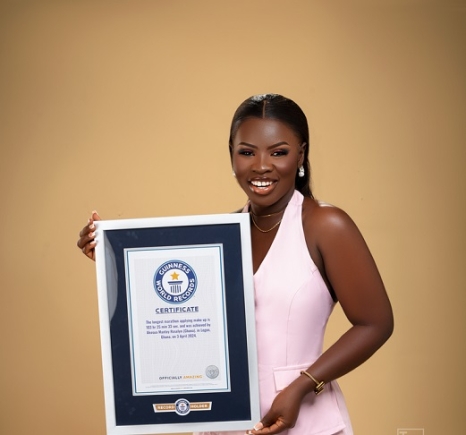 1,000 faces, one lesson  —Roselyn Mantey on next world record