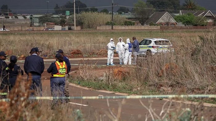The latest body was found wrapped in a sheet on the side of the road in Dawn Park