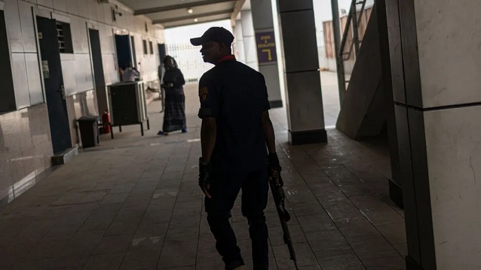 The Nigeria Security and Civil Defence Corps (NSCDC) is a paramilitary agency which assists the police (file photo)