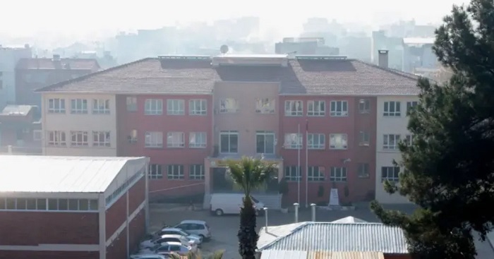 A photo of the school where the attack took place, taken in 2022