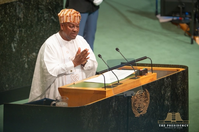 Africa does not seek charity, Africa seeks equal partnership — President Mahama @ UNGA 81st Session