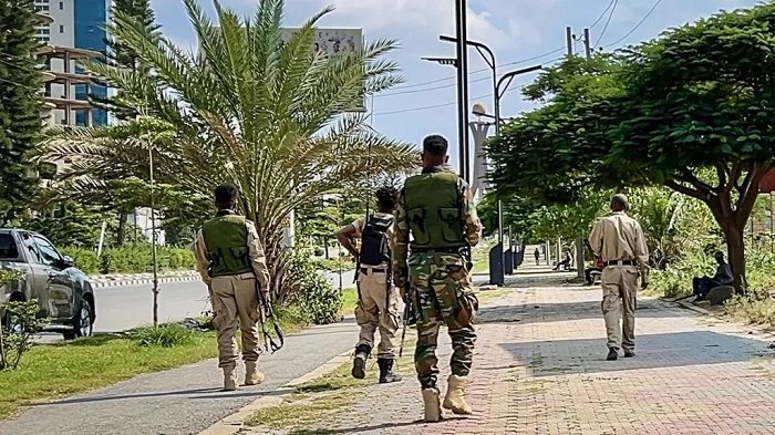 TPLF fighters were patrolling the streets of Mekelle on Wednesday