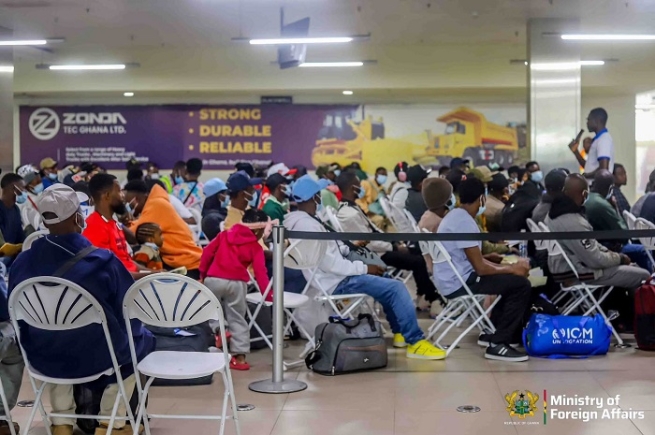 180 Ghanaians repatriated from Libya with support from IOM, ECOWAS
