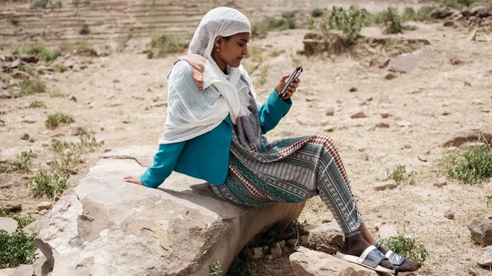 The internet was cut in Tigray during the two-year civil war which ended in 2022 (file photo)