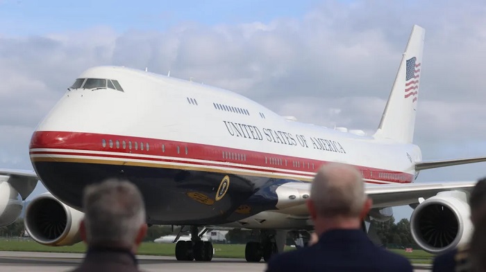 CNN had been scheduled to fly with Trump on Air Force One